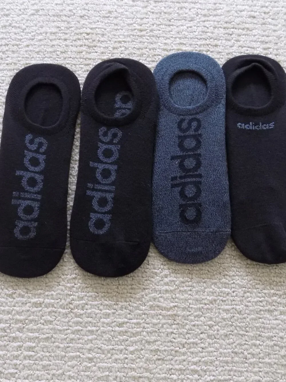 MENS ADIDAS SUPERLITE 4 PACK SUPER NO SHOW SOCKS